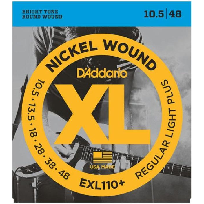 D'Addario EXL110+ XL Nickel Wound Regular Light Plus (10.5-48) - зображення 1