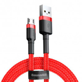   Baseus Cafule Cable USB For Micro 1.5A 2M Red (CAMKLF-C09)