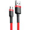 Baseus Cafule Cable USB For Micro 1.5A 2M Red (CAMKLF-C09) - зображення 2