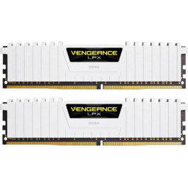   Corsair 16 GB (2x8GB) DDR4 3200 MHz Vengeance LPX White (CMK16GX4M2B3200C16W)