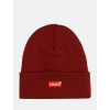 Levi's Шапка  Red batwing embroidered slouchy beanie 230791-11-84 Dark Bordeaux (7613417093119) - зображення 1