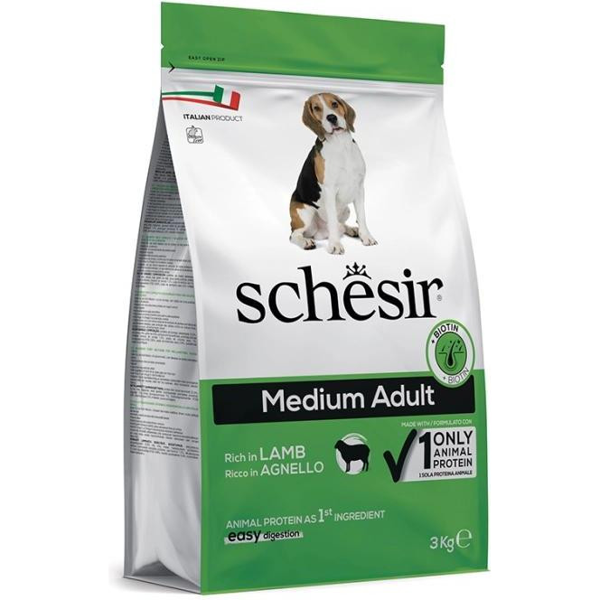 Schesir Dog Medium Adult Lamb 3 кг ШСВСЯ3 - зображення 1