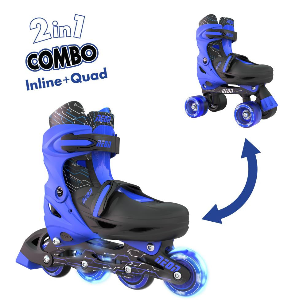 Neon Combo Skates / размер 30-33 blue (NT09B4) - зображення 1