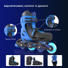 Neon Combo Skates / размер 30-33 blue (NT09B4) - зображення 8