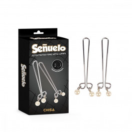   Chisa Novelties Затискачі на соски з перлами Senuelo (16250 /CN-862416250)