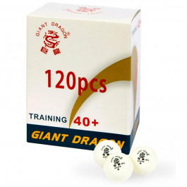   Giant Dragon Мячи для настольного тенниса  Training Silver 40+ 1зв 120шт белые