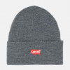 Levi's Шапка  Red Batwing Embroidered Beanie 230791-11-55 Regular Grey (7613417093089) - зображення 1