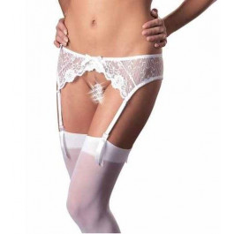   Orion NO:XQSE Панчохи з поясом Mandy Mystery Suspender Set White 421338