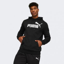   PUMA Чорна чоловіча кофта  ESS Big Logo Hoodie FL 586686/01