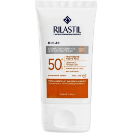   Rilastil Сонцезахисний крем  D-Clar для шкіри схильної до пігментації з SPF 50+ Медіум 40 мл (8050444859490)