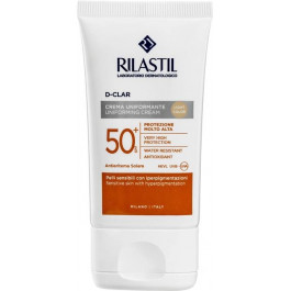   Rilastil Сонцезахисний крем  D-Clar для шкіри схильної до пігментації з SPF 50+ Світлий 40 мл (8050444859506)