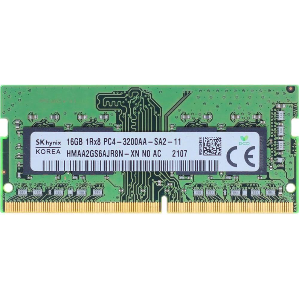 SK hynix 16 GB SO-DIMM DDR4 3200 MHz (HMAA2GS6AJR8N-XN) - зображення 1