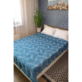   LightHouse Покривало-підковдра  4 сезони Weave-Blue Полуторне 160х220 см Стебане Бязь (2200000603449)