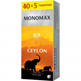   Мономах Чай чорний  Ceylon у пакетиках, 40+5 шт (4820198879983)