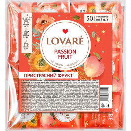   Lovare Черный чай Lovare Страстный Фрукт в пакетиках 50 шт (4820198872151)