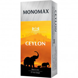   Мономах Чай черный пакетированный Ceylon Tea 25 х 2 г (4820010232507)