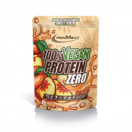   IronMaxx 100% Vegan Protein Zero 500 g /16 servings/ Sweet Peach