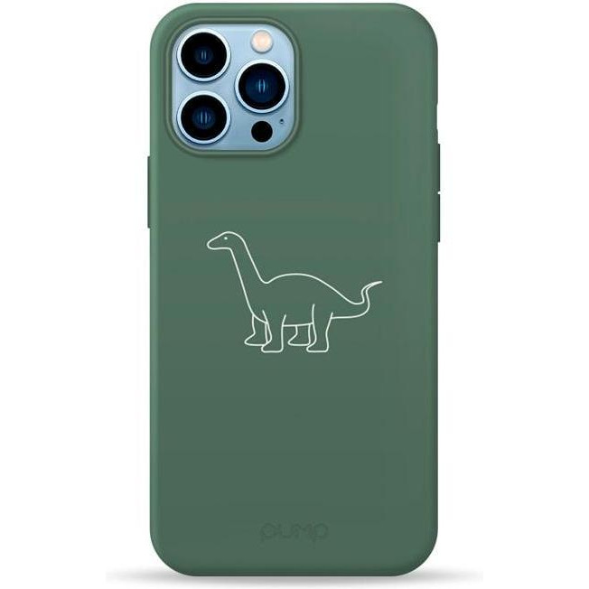 Pump Silicone Minimalistic Case for iPhone 13 Pro Dino Green (PMSLMN13PRO-1/2582) - зображення 1