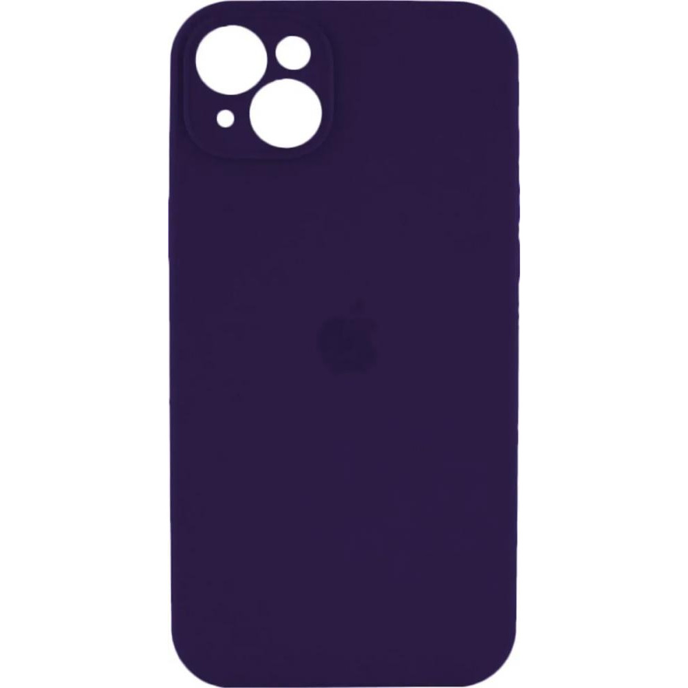 Borofone Silicone Full Case AA Camera Protect for Apple iPhone 14 Berry Purple (FullAAi14-59) - зображення 1