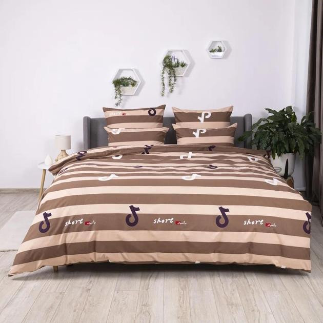 ТЕП Комплект постільної білизни  Soft dreams Line Brown полуторний коричневий (2-03857_26452) - зображення 1