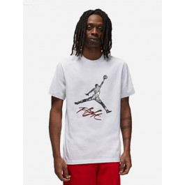   Nike Футболка чоловіча  M J Ess Jumpman Ss Crew DQ7376-100 S Біла (195871653346)