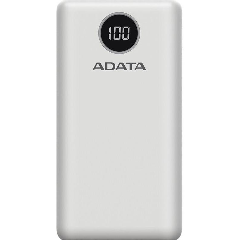 ADATA P20000QCD 20000mAh White - зображення 1