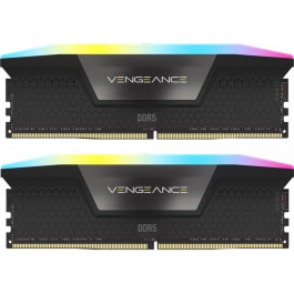   Corsair 32 GB (2x16GB) DDR5 5600 MHz Vengeance RGB (CMH32GX5M2B5600C40K)