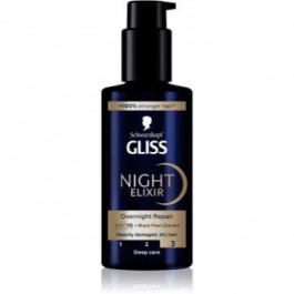   Schwarzkopf Gliss Night Elixir незмивний еліксір для пошкодженого волосся 100 мл