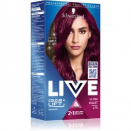   Schwarzkopf LIVE Colour + Lift перманентна фарба для волосся відтінок L76 Ultra Violet 1 кс