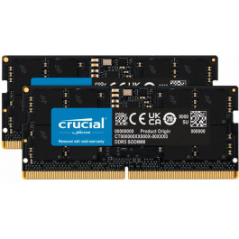   Crucial 64 GB (2x32GB) SO-DIMM DDR5 5200 MHz (CT2K32G52C42S5)