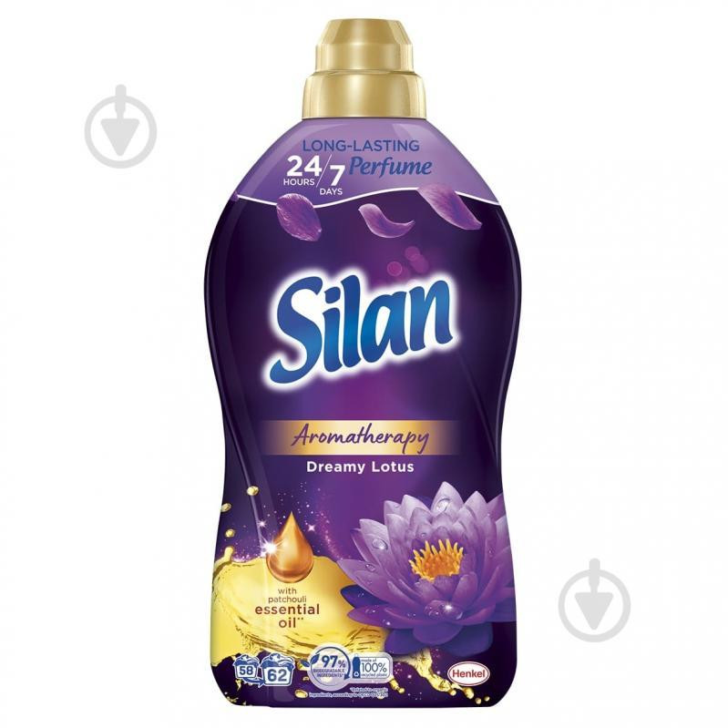 Silan Ополіскувач-кондиціонер Aromatherapy Dreamy Lotus 1364 мл (9000101582604) - зображення 1