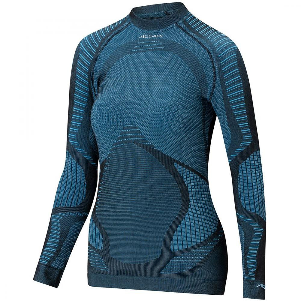 Accapi Термофутболка з довгим рукавом жіноча  XPerience, Black/Turquoise, M/L (ACC XА811.9946-ML) - зображення 1