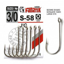   Fanatik Jig S-58 №3/0 / 6pcs