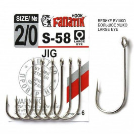   Fanatik Jig S-58 №2/0 / 6pcs