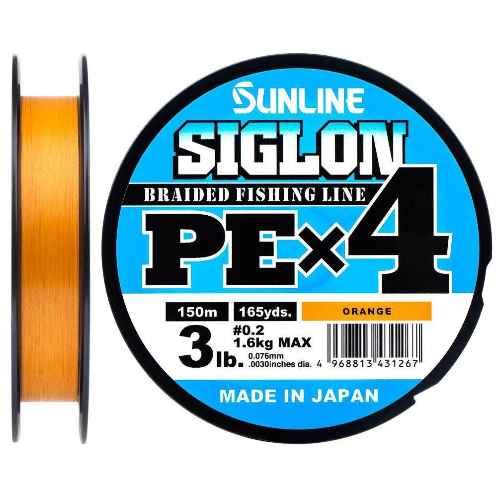 Sunline Siglon PE X4 / Orange / #1.7 / 0.223mm 300m 13.0kg - зображення 1