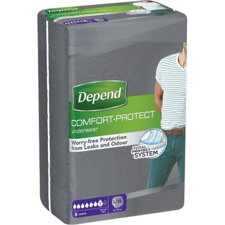 Depend Підгузки-трусики для чоловіків L/XL 9 шт - зображення 1