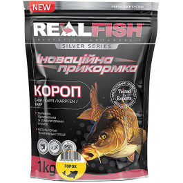   RealFish Прикормка "Карп" (Горох) 1.0kg