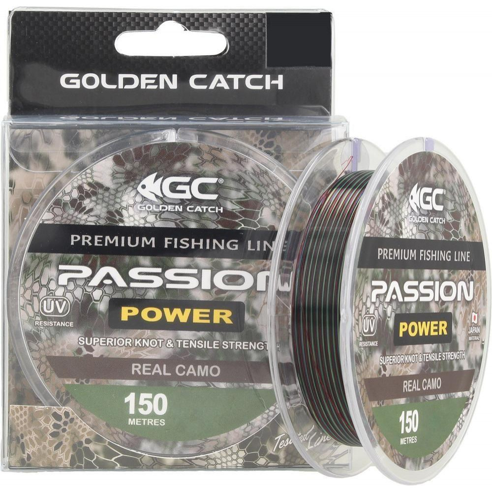 Golden Catch Passion Power / Real Camo / 0.410mm 150m 19.5kg - зображення 1