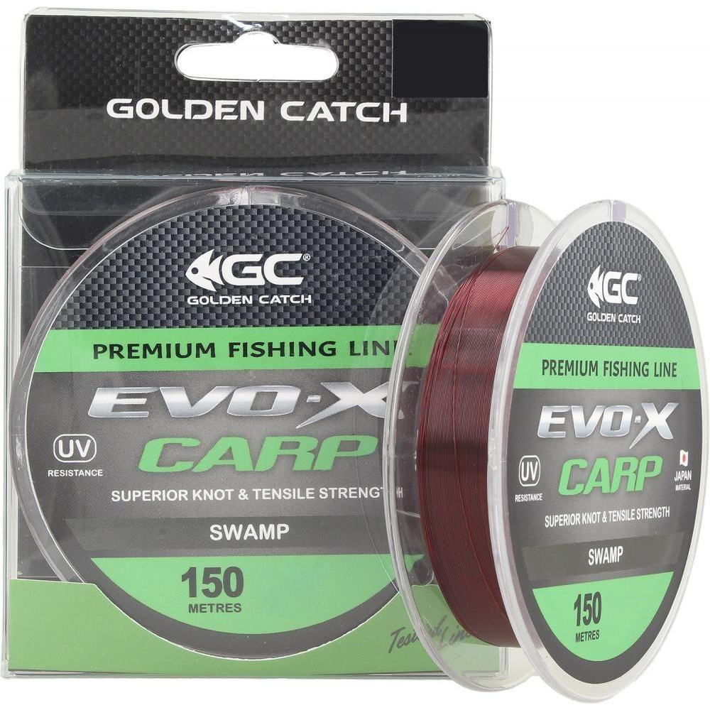 Golden Catch Evo-X Carp / Swamp / 0.410mm 150m 15.6kg - зображення 1