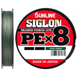   Sunline Siglon PE X8 / Dark Green / #1.2 / 0.187mm 300m 9.2kg