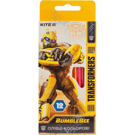   Kite Карандаши цветные Transformers BumbleBee Movie TF19-051, 12 цветов