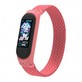   ArmorStandart Ремешок  Braided Solo Loop для Xiaomi Mi Band 4/5/6 Size S Pink (ARM59181)