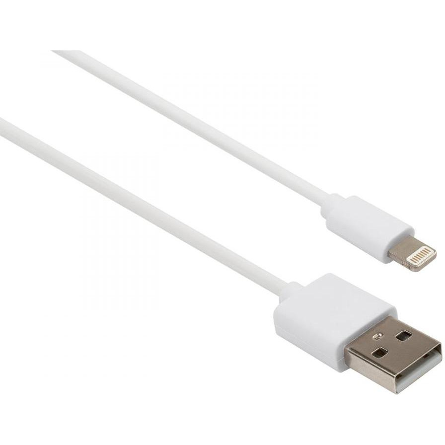 Vinga USB 2.0 AM to Lightning PVC 1m white (VCPDCL1W) - зображення 1