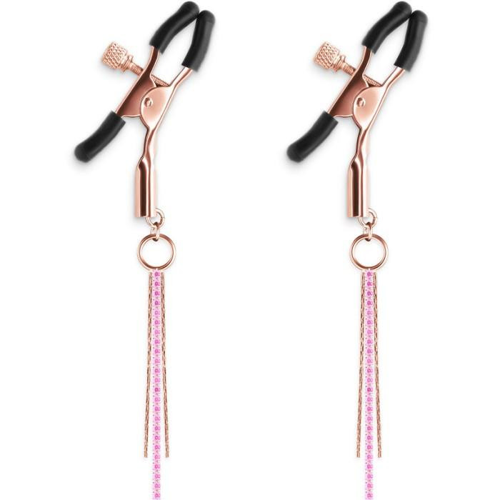 NS Novelties Затискачі для сосків  Bound Nipple Clamps D3 (Rose Gold) - зображення 1