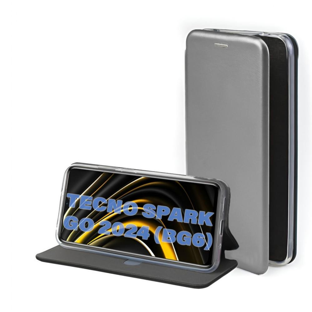 BeCover Чохол-книжка  Exclusive для Tecno Spark Go 2024 (BG6) Gray (711257) - зображення 1