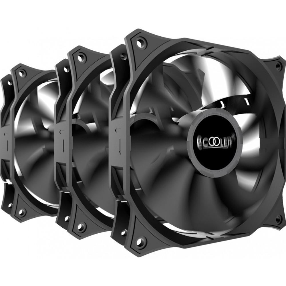 PCCooler DN 120 Black 3-Pack - зображення 1