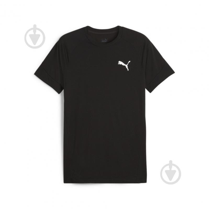 PUMA Чорна чоловіча футболка  EVOSTRIPE Tee 678992/01 - зображення 1