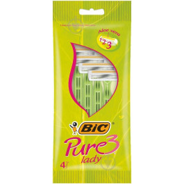   BIC Pure 3 Lady Набор бритв без сменных картриджей 4 шт. (3086126726984)