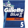 Gillette Бритва  одноразовая Blue 2 Plus 5 шт (3014260283254) - зображення 3