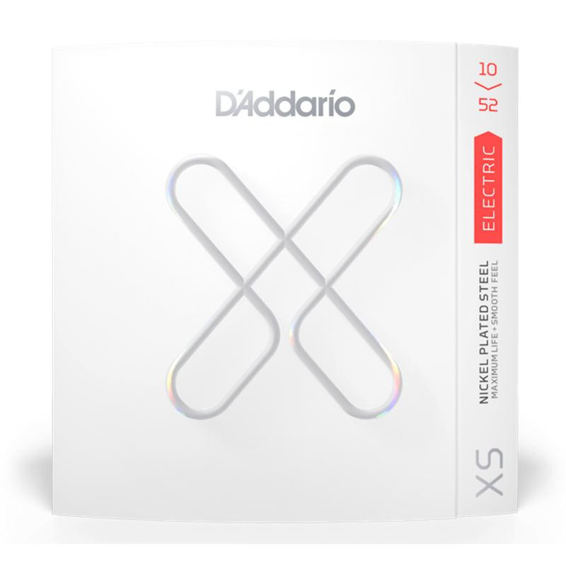 D'Addario XSE1052 XS Coated Electric Guitar Strings, Light Top Heavy Bottom (10-52) - зображення 1